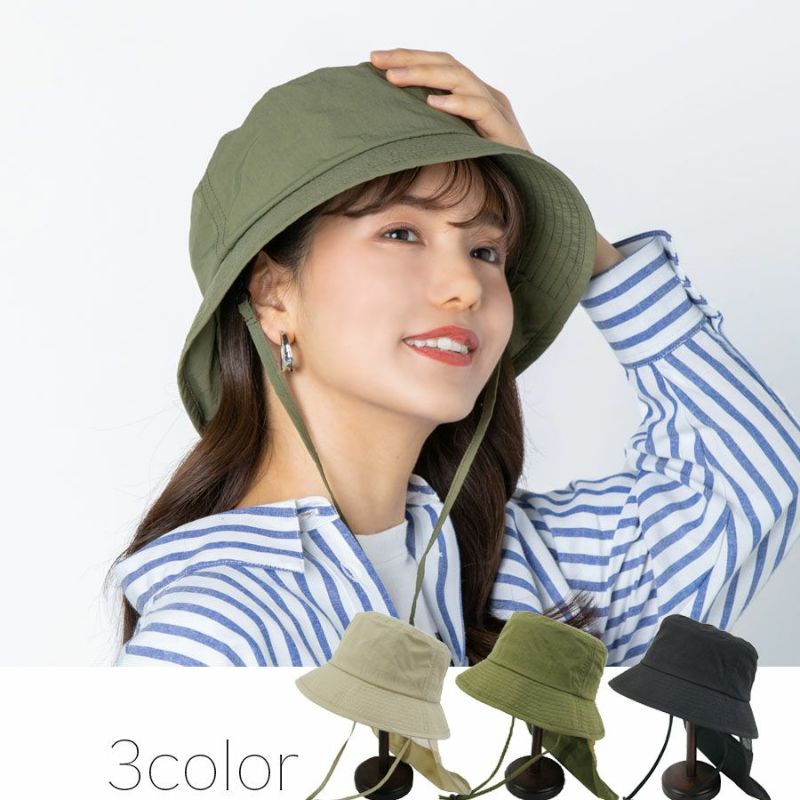 SUN SHADE BUCKET HAT/サンシェイドバケットハット | polcadot