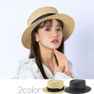 MIX PAPER BOATER HAT／MIXペーパーボーダーハット | polcadot (ポルカ 